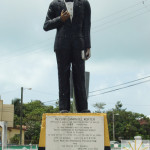 Isiah Morter Statue Belize City